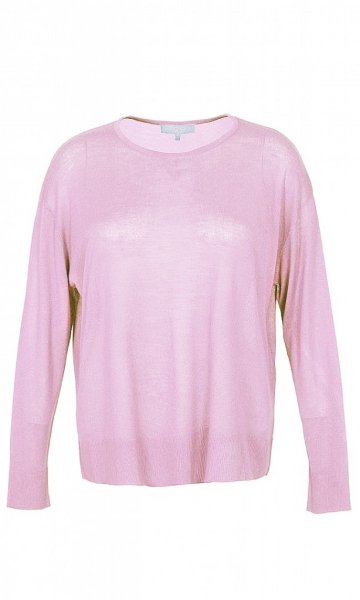 Rosa Finstickad Tröja Ze-Ze