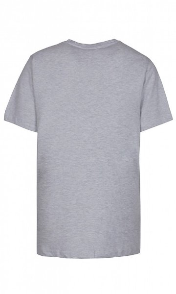 Grå T-shirt Med Paljett Text