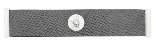 Grått Läderarmband JULINE Dansk Smykkekunst