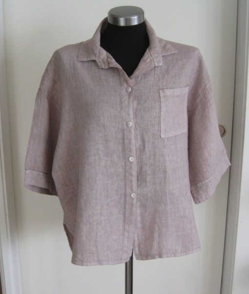 Anne Beige Linneskjorta 