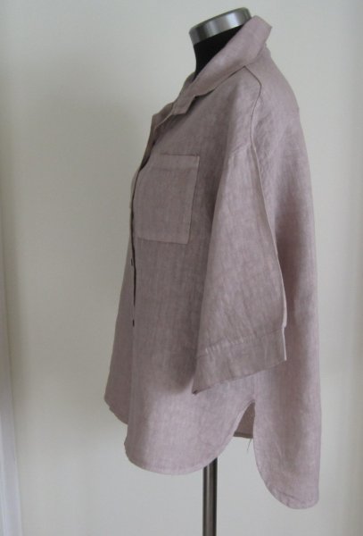 Anne Beige Linneskjorta 