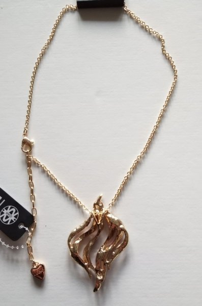 Halsband Guld Brun Mix