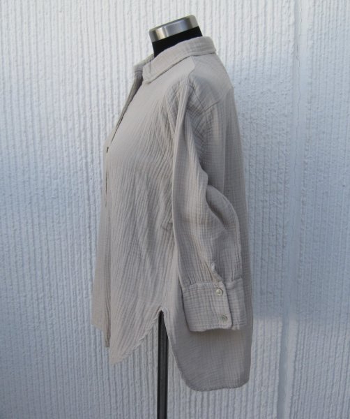 Beige Muslinblus