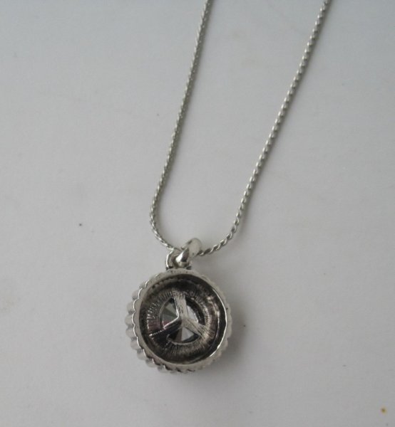 Kort Halsband Vit Rundel