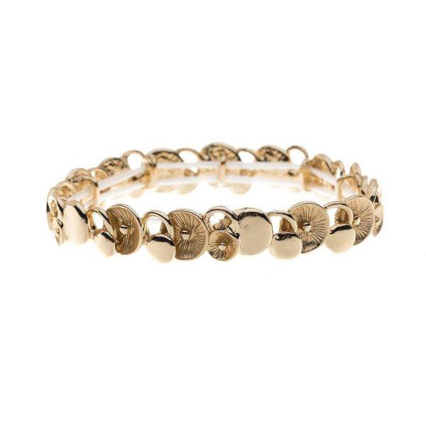 Elastiskt Guldpläterat Armband