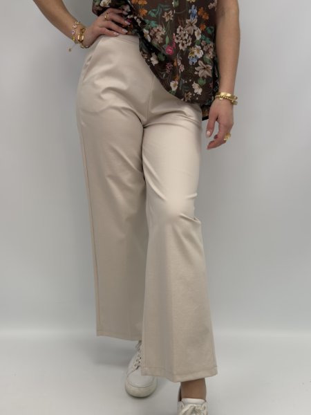 Stretchiga Kostymbyxor Beige Taupe