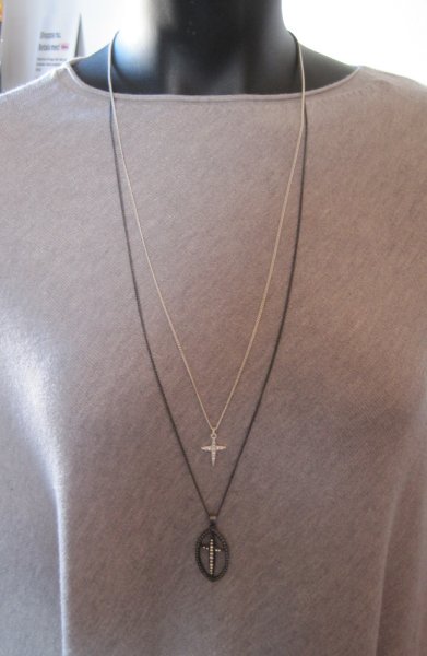 Dansk Smykkekunst Halsband JUNE Silver Hematit